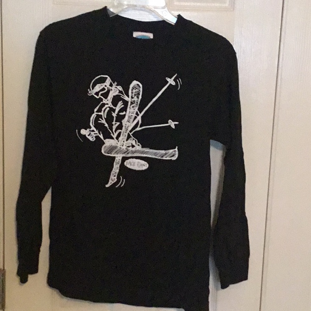 Faceplant Black Ski 🎿 T-shirt